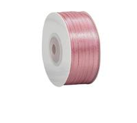 Bean Pink Ribbon 3mm for Gift Wrapping 91M,Hot Pink Satin Ribbon 3mm Thick for Crafting Cake,Hair Bow,Polyester Ribbon Christmas Decoration,Wedding Car Decor