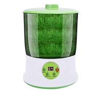 Bean Sprouts Machine, Seed Sprouter Kits, LED Display Time, Intelligent Automatic Bean Sprouts Maker, 3 Layers Function Large Capacity Seed Grow, Also for Radish, Alfalfa, Wheatgrass, Broccoli Sprouts