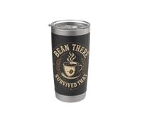Bean There Survived that Coffee Lover Design Stainless Steel Insulated Tumbler