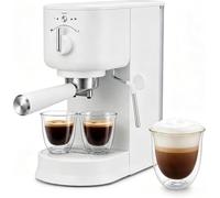 Bean-to-Cup Strong Italian Style Coffee Machine with Steam Milk Frother