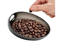 Bean Weighing Tray - Pour Over Equipment Dish, Italian Roasting Sample | Display Cup Grounds Resin Selection Container | Coffee Dosing Measuring Plate for Espresso Machine Brewing