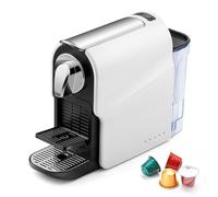 beanglass Nespresso Espresso Machine,Capsule Coffee Maker Compatible with Nespresso Orignial Line Pods,Powerful Italian 20 Bar Pump,Removable Water Tank,Adjustable Cup Tray,1350W