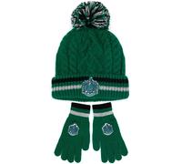 Harry Potter Gloves and Scarf Set (Unisex Kids Green)