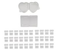 Beanie Baby Heart Tag & Tush Tag Protector (100 Pairs) for Beanie Babies for Beanie Babies, Buddies, boos and Pillow Pals