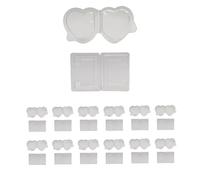 Beanie Baby Heart Tag & Tush Tag Protector (60 Pairs) for Beanie Babies for Beanie Babies, Buddies, boos and Pillow Pals