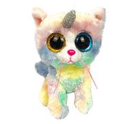 Beanie Baby Heather Unicorn Cat Plush 6inch