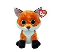 Ty Meadow Fox Beanie Boos Large, Beanie Baby Soft Plush Toy, Collectible Cuddly Stuffed Teddy
