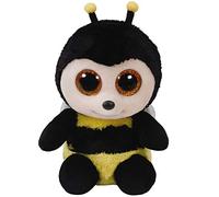 Ty Buzby Bee Beanie Boos Regular, Beanie Baby Soft Plush Toy, Collectible Cuddly Stuffed Teddy