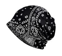 Beanie Chemo Hats Women's Summer Turban Beanie Super Soft Slouchy Headgear Kop Wraps Beanie Hat Cap for Hair Loss, Cancer, Chemo, black, One Size