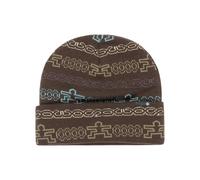 Beanie Element Mid Icon Jacquard Marron TU