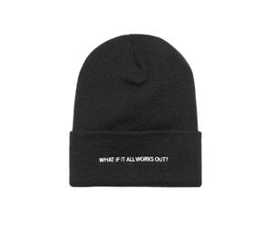 Beanie Flexfit What If Wooly Combed Noir TU