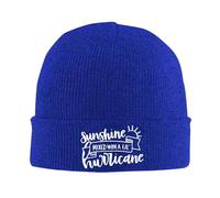 Beanie for Men Sunshine Mixed with A Little Hurricane Warm Sleep Cap Windproof Brimless Hat for Guys Hiking Women