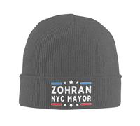 Beanie for Men Zohran Mamdani for Mayor Fashion Knitted Cap Baggy Brimless Hat for Mens Running Cycling
