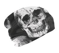 Beanie Hat for Men & Women, Unisex Stretchy Skull Caps, Soft Velvet Winter Hat Beanie for Running Cycling - Horror Dead Human Skull Multi