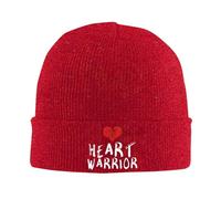 Beanie Hat Heart Warrior Knit Hat Breathable Winter Hats Lightweight Knit Cap for Camping Running Fishing