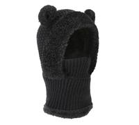 Beanie Hat,Insulated Breathable Winter Beanie - Windproof Hat with Face Cover - for Kids Children Teens Traveling Skiing Hiking Snowboarding Sports Sledding Cycling Black