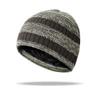 Beanie Hat Men - Warm Winter Colorblock Knit Hat, Soft & Stylish Cold Weather Skull Cap for Outdoor, Travel, Casual Wear