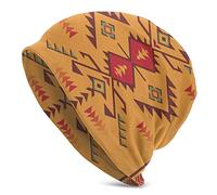 Beanie Hat Native Southwest American Aztec Hat Multifunctional Knit Hat Unisex Slouch Beanie Hat for Fishing, Gifts, Camping