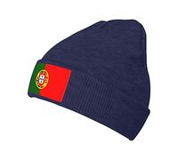 Beanie Hat Portugal Flag Beanie Cap Casual Knit Cap Cozy Winter Hat for Running Camping Walking