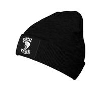 Beanie Hat Serial Killer Comfortable Knitted Beanies Cap Stretchy Beanie for Men for Daily Wear Running Cycling