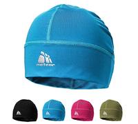 Beanie Hat Skull Cap Windproof Cycling Running Skiing Snowboard Motorcycle Sports Under Helmet Antibacterial Quick Dry Stretchable Warm Thermal Outdoors Men Women Boys Girls One Size Blue