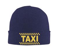 Beanie Hat Taxi Driver Cab Winter Hats Soft Beanie Cap Stretchy Knit Cap for Walking Fishing Camping