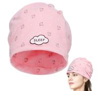 Chemo Hats Cancer Patients Sleep Hats Cotton Hair Turbans Night Cover Hair Loss Hats for Women Pink