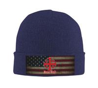 Beanie Jerusalem Knight Templar Crusader Cross Deus Vult Windproof Knitted Cap Unisex Skullcap for Cycling Outdoor Winter