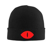 Beanie Knit Hats Cult of The Lamb Eye Slouch Skull Cap Stretchy Beanies Hats Soft Baggy Skull Cap for Him Men Christmas