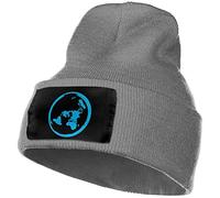 Beanie Knit Hats Earths Flat Map Slouch Skull Cap Warm Beanies Hats Soft Classics Basic Beanies for Outdoors Christmas Fall