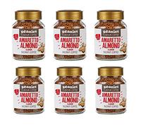 Beanies Amaretto Almond Flavour Instant Coffee 50g, 6 Pack