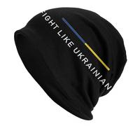 Beanies caps for Men Ukrainian Zelensky Ukraine Like Ukrainians Bonnet Hats Goth Outdoor Skullies Beanies Hat Unisex Spring Head Wrap Caps