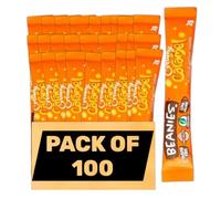Beanies Creamy Caramel Flavoured Instant Coffee Sticks - (Pack of 100 Sachets) - Rich, Sweet & Aromatic Instant Coffee