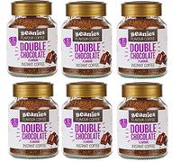 Beanies Double Chocolate Flavour Instant Coffee 50g, 6 Pack