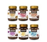 Beanies Flavoured Coffee 6 x 50g jars - Vanilla, Amaretto, Chocolate, Hazelnut, Cinnamon, Toffee,