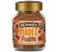 Beanies Flavoured Instant Coffee Jars: 6 x Maple Fudge (6 x 50g)