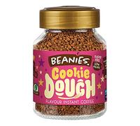 Beanies Instant Coffee Flavoured 50g, Freeze-Dried Granules, Quick & Easy to Brew, Nut-Free, Premium Taste,Rich in Flavour, Low-Calorie, Sugar-Free (50g, Cookie dough)