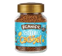 Beanies Instant Coffee Salted Caramel Flavour, 400g 50g x 8 Pack - Freeze Dried Coffee, Sugar Free Low Calorie Beverage, Vegan Friendly, Balanced Taste for Healthy Living