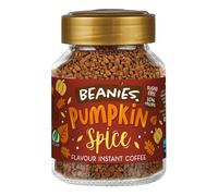 Beanies Instant Coffee with Pumpkin Spice Flavour, 400g (50g x 8 Pack) - Freeze-Dried Granules, Quick & Easy to Brew, Premium Taste, Rich in Flavour, Low-Calorie, Sugar-Free, Vegan