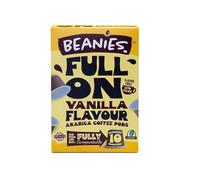 Beanies Vanilla Flavoured Arabica Coffee Pods, 60 Pods (10 X 6 Pack) - Premium Taste, Compostable Pods, Compatible with Nespressoᵀᴹ Original Machines, 100% Arabica Beans, Low-Calorie,Sugar-Free,Vegan