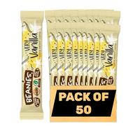 Beanies Very Vanilla Flavoured Instant Coffee Sticks - (Pack of 50 Single Serve Sachets) Smooth Vanilla Flavour