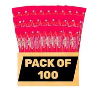Beanies White Chocolate & Raspberry Flavoured Instant Coffee Sticks - (Pack of 100 Single Serve Sachets) Creamy White Chocolate & Fruity Raspberry