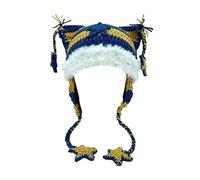 Beanies Y2k Cat Beanie Gothic Beanie Grunge Crochet Beanie for Women Accessories y2k, blue, yellow, M