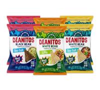 Beanitos Bean Chips - Variety Pack - (6 Pack) 5 oz Bag - White Bean Tortilla Chips and Black Bean Tortilla Chips - Vegan Snack with Good Source of Plant Protein and Fiber