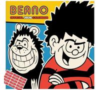 Beano Calendar 2026 Wall Square Calendar Comic Gift Present with FREE Organising Stickers Included
