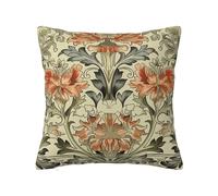Beanstack William Morris Pillow Covers Yellow Green Floral Throw Pillows Vintage Botanical Flower Art Decorative Pillow Cases Outdoor Decor Farmhouse Cushion Case for Couch Sofa 18x18 Set of 1