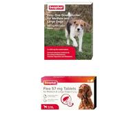 Beaphar |1 x Easy One Dose Worming Tablets + 1 x Flea Tablets |For Medium & Large Dogs (11 - 20kg)