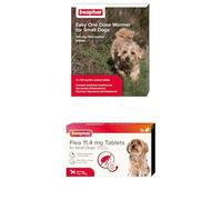 Beaphar | 1 x Easy One Dose Worming Tablets + 1 x Flea Tablets | For Small Dogs (up to 6kg)