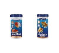 Beaphar | 1 x King British Goldfish Flake, 55g & 1 x King British Goldfish Sinking Pellets, 150g Bundle | For Goldfish & Other Cold Water Fish