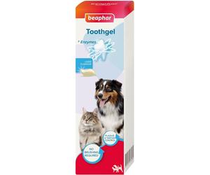 Beaphar Advanced Dual Enzyme Toothgel Dental Care Dogs Cats 100g Tube @Melian
